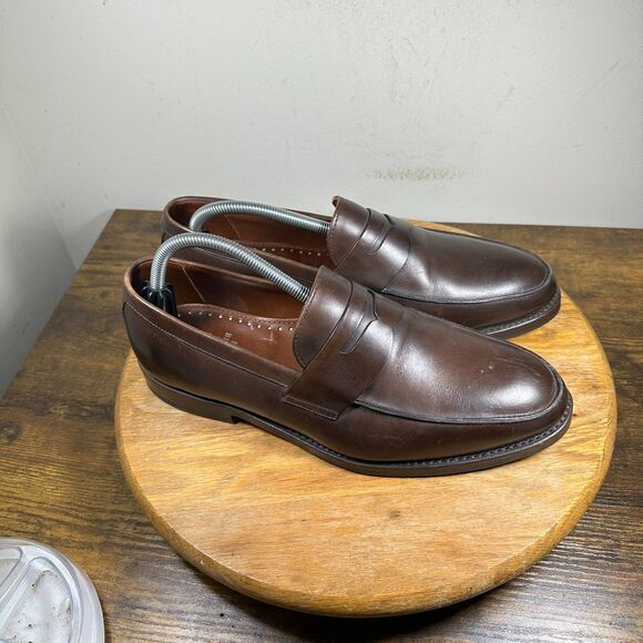 Brooks Brothers Penny Loafer Oxford Brown Dress Shoe Men\'s Size 9 main image 9